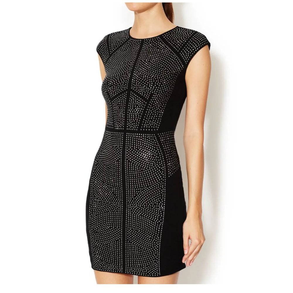 Rebecca Taylor Sequin Nailhead Dress